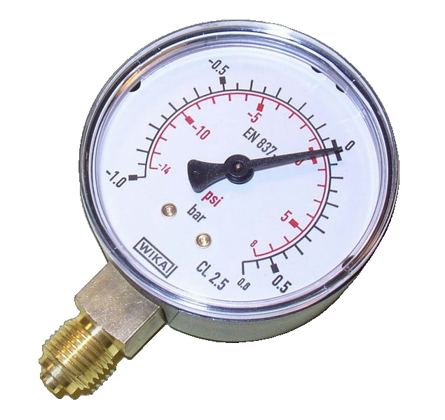 Manometer Plastic Ø63Mm 1/4"/A 0/6Bar