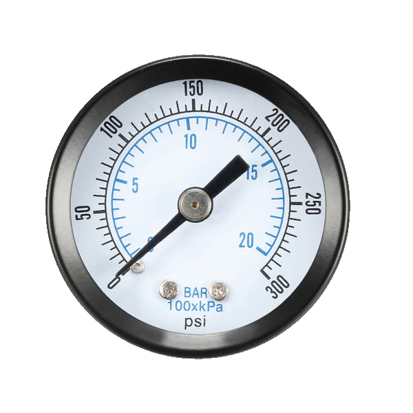 Pressure Gauge Plastic Ø40Mm 1/8"/R 0/1.6Bar