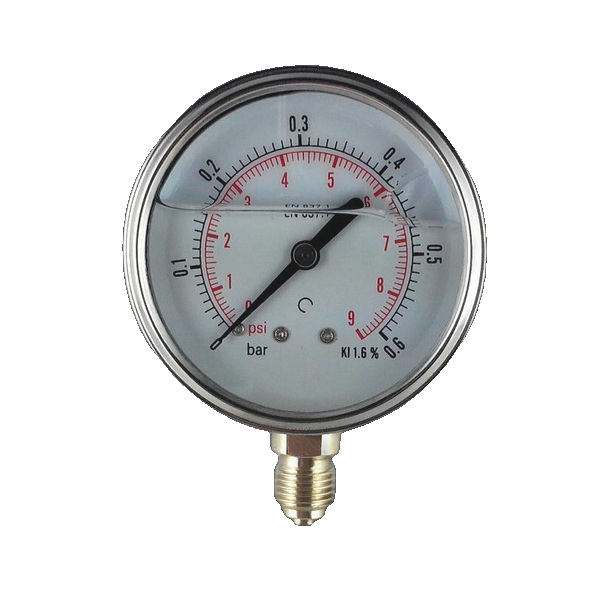 Glycerine Pressure Gauge Va Switch Panel Ø63Mm 1/4"/A -1/5Bar Bb