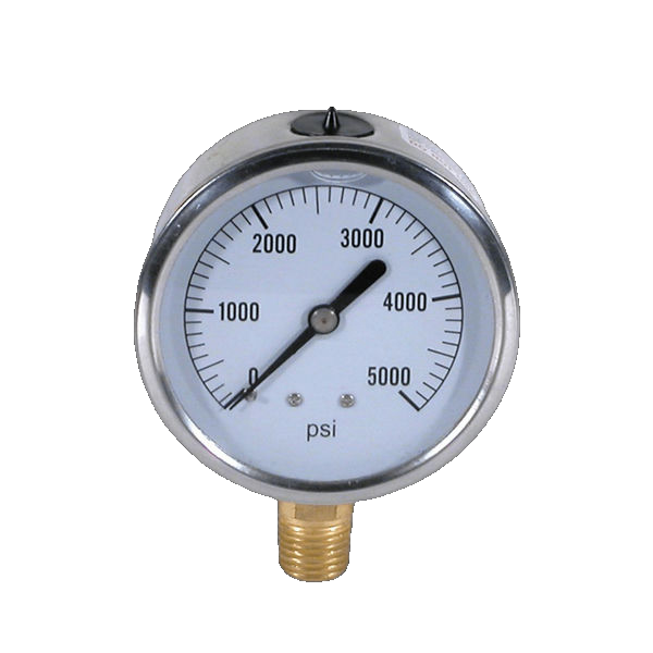 Glycerin Pressure Gauge Va Ø63Mm 1/4"/A -1/1.5Bar
