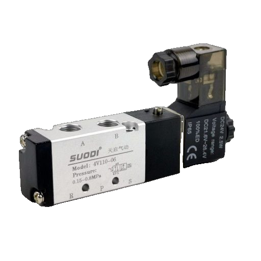 5/2 Way Valve G1/8" 24V= Impulse Aluminum Api A1E151-Asa1202400