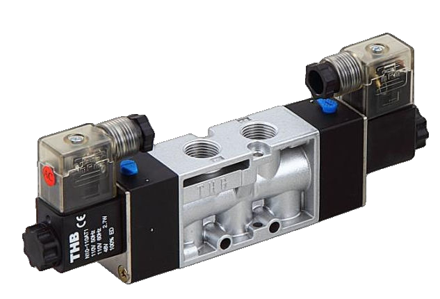 5/2 Way Valve G1/4" 24V~ Spring Aluminum Api A1E250-Asa202450/Atexii2