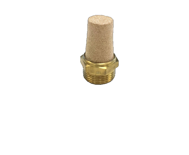 Compressed Air Silencer Brass/Sintered Bronze Short G1" 'Sd 100 Msk'
