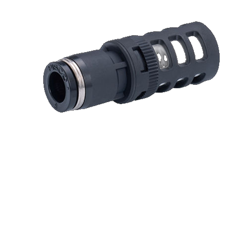Compressed Air Silencer Plastic Vyon/Pe 8Mm Plug Nipple 'Sdq 8 Pe'