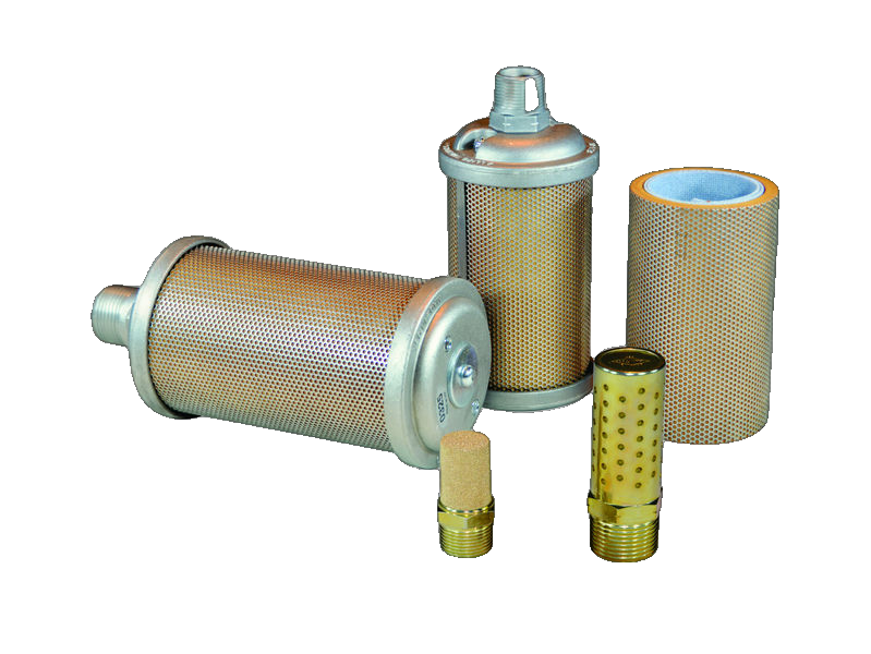 Compressed Air Silencer Stainless Steel Short G1/8" 'Sd 18 Esd'