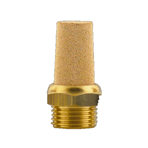 Compressed Air Silencer Brass/Sintered Bronze Plug 'Sd18 Mask'