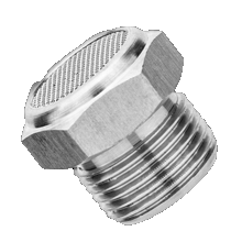 Compressed Air Silencer Brass/Stainless Steel G3/8" 'Sd 38 Msd'