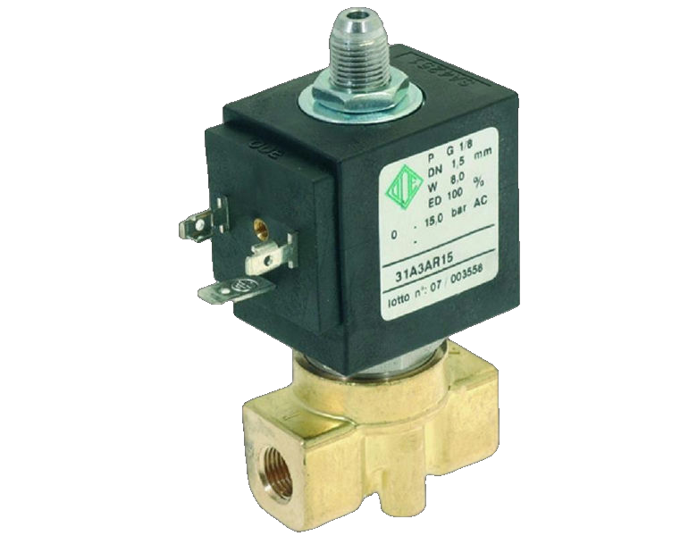 Solenoid Valve 1/8" 230V~ 4Bar D2120-Pvc-15E-230Ac