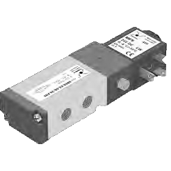 5/2 Way Valve G1/8" 24V= Spring Aluminum Pneumax 'Eco 5218 Fr-24Vdc'