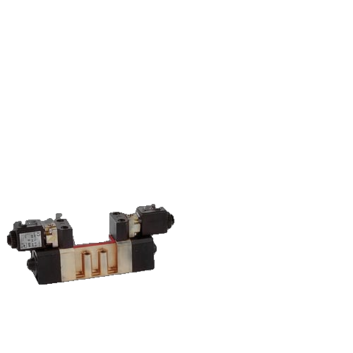 5/3 Way Valve G1/4" 110V~ Aluminum Pneumax Eco-5314-Mg-110Vac