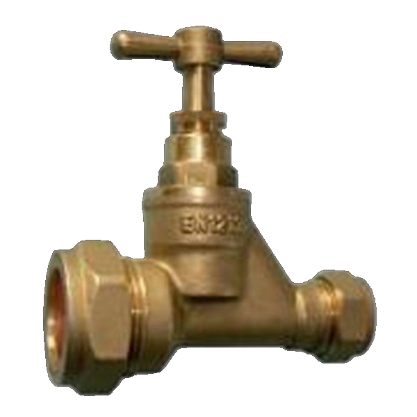2/2-Way Stopcock R1/4" Plastic/Brass 'Qkhk 1410B'