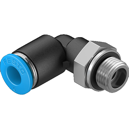 L Push-In Fitting 90° G1/8" Ø6Mm 'Qwdp 186 Msv'