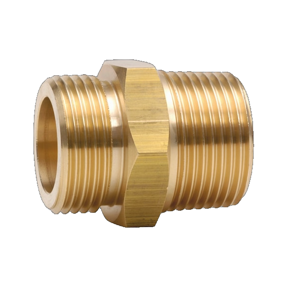 Double Nipple Brass/Gunmetal G2½" 16Bar 'Dn 212 Ms'
