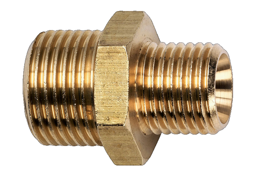 Double Nipple Reducing Brass/Gunmetal R3/8" R1/2" 'Dnk 38 12 Ms'