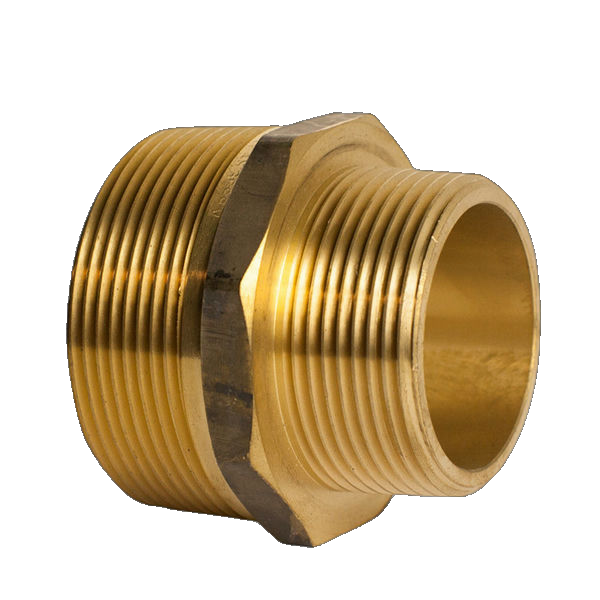 Reducing Nipple Brass G1" G3/4" 16Bar 'Rs 100 34 Ms'
