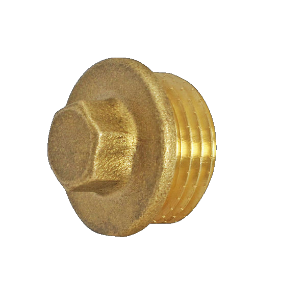 Blind Plug External Square Brass G1" 16Bar 'Vst 4K 100 Ms'