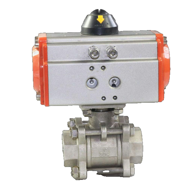 Ball Valve Pneumatic Double G1" Brass 'Kh Pd 100 Msv'