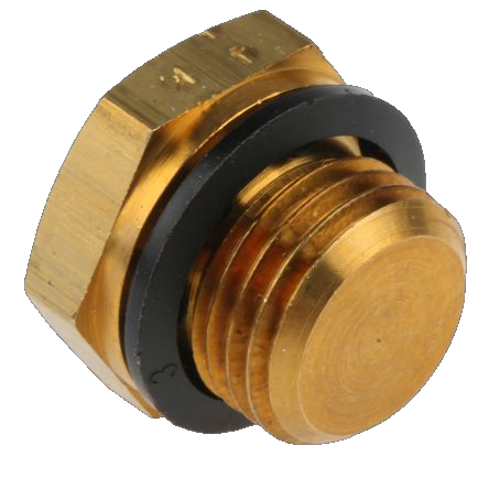 Closing Cap Blind Plug Brass G1" 16Bar Api Vsk