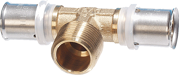 T-Screw Fitting Brass G3/4" 16Bar 'Tia 34 Msv'