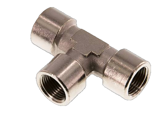 T-Piece Block Brass G3/8" 16Bar 'Tiab 38 Msv'