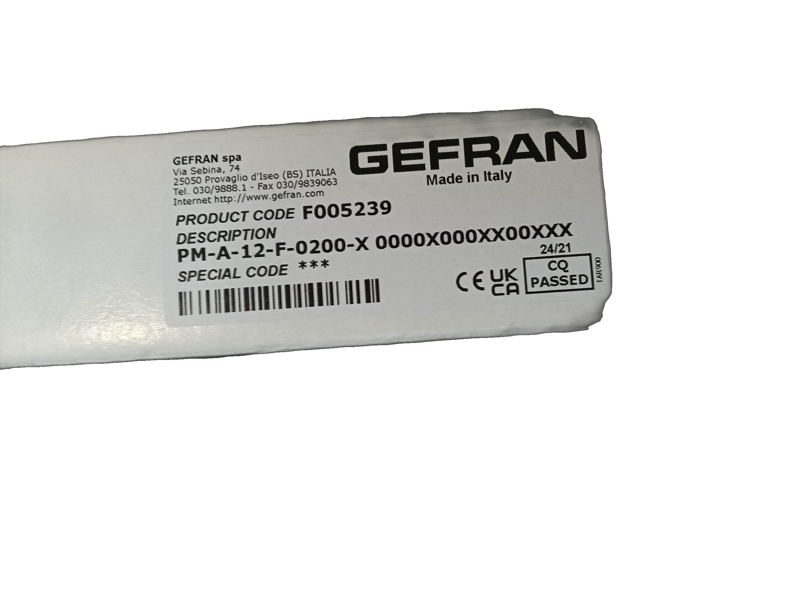 PM-A-12-F-0800-X 0000X000XX02XXX