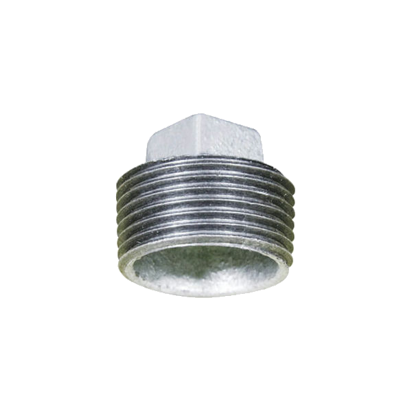 Plug With Edge Malleable Cast Iron 'Type 290 R 1/2 Pn25'