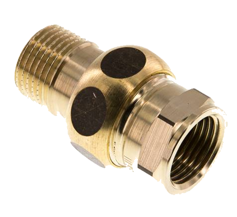 Screw Connection 25Bar 'Type 330 Flat Sealing Rp 1/2 Pn25'