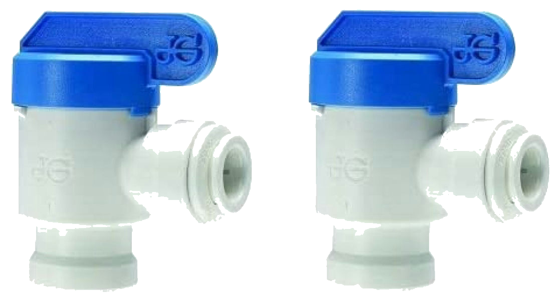 Elbow Shut-Off Valve Ø3/8" John Guest Nc2555