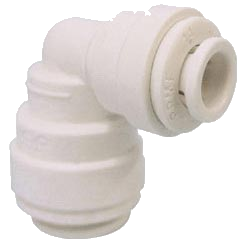 Elbow Plug Connection Ø1/2 To 3/8 Inch John Guest Pp211612W