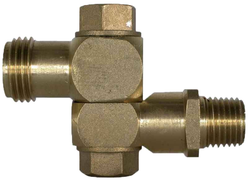 Angle Swivel Fitting Brass G3/8" Ø8X6Mm 'C34 386 Msv'