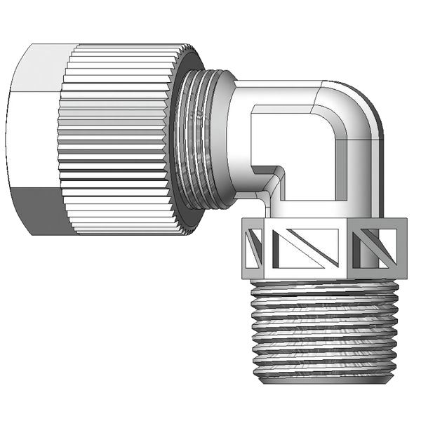 Screw-On Fitting Pvdf G1/2" Ø14X12Mm 'C13 1212 Pvdf'