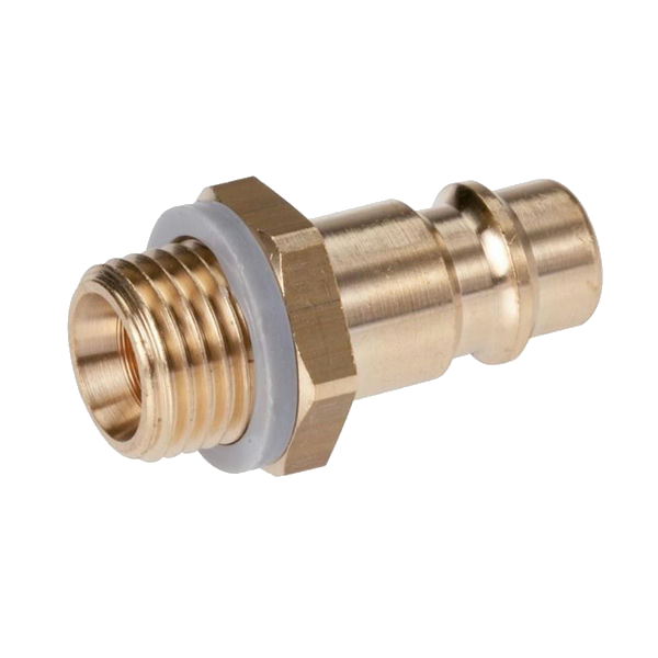 Coupling Plug External Thread Nw2.7 Brass G1/8" 'Ks 18'