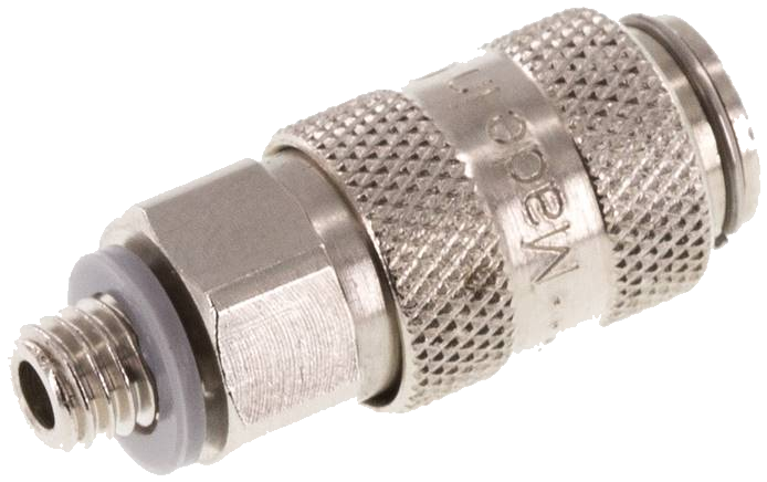 Schott Coupling Socket Hose Nozzle Nw2.7 Brass Ø3Mm 'Kds 3'