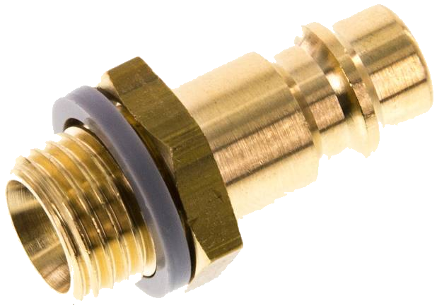 Coupling Plug Hose Nozzle Nw2.7 Brass Ø4Mm 'Ks 4 Msv'