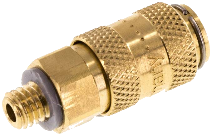 Coupling Plug Internal Thread Nw2.7 Brass M5 'Ks Ig'