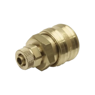 Coupling Socket Union Nut Nw7.2 Brass Ø10X8Mm 'Kd Nw7 10/8 Ks'