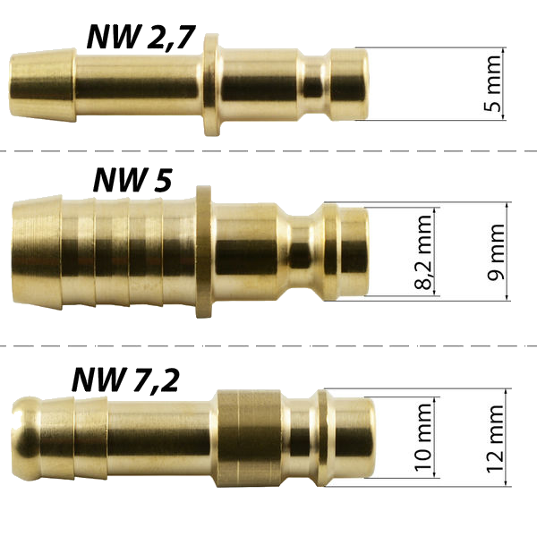 Coupling Plug Internal Thread Nw7.2 Va 1.4305 G3/8" 'Ks Nw7 38 It Es'