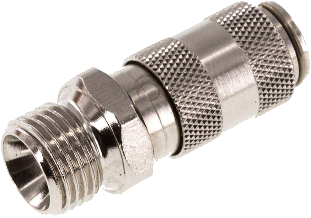 Coupling Socket External Thread Nw2.7 Brass G1/8" 'Kd 18 Msv'