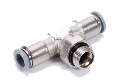 T Push-In Fitting G1/8" Ø8Mm John Guest Pm100811E