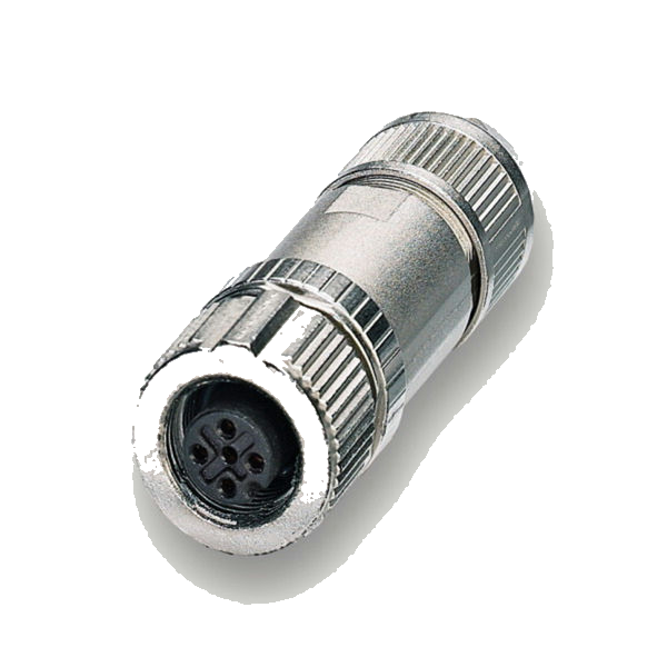Connector 90° M12 'M12W4Pvc K1.0'