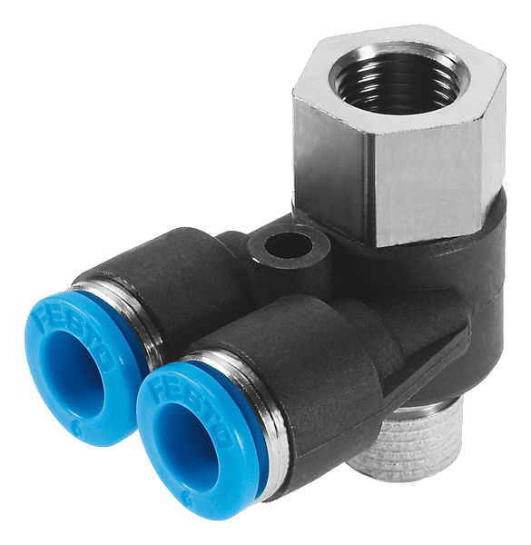 T-Multiple Distributor 3-Fold R1/4" Ø1X6Mm-3X4Mm 'Qmvtpk 1464'