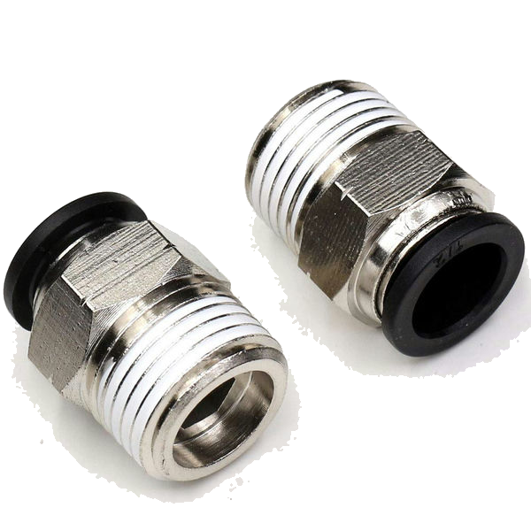 T/Le Push-In Fitting R3/8" Ø12Mm 'Qtepk 3812'