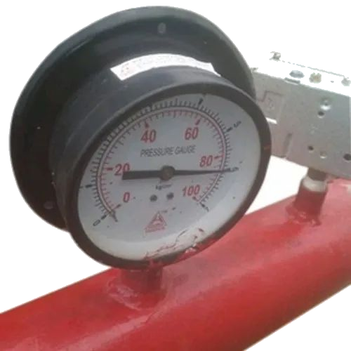 Pressure Gauge Plastic Ø100Mm 1/2"/R -1/5Bar Mk100-1/0U