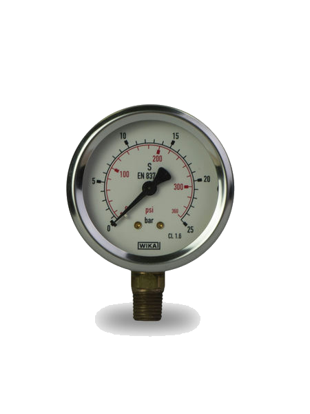 Pressure Gauge Plastic Ø63Mm 1/4"/A 0/6Bar Mk630/6H