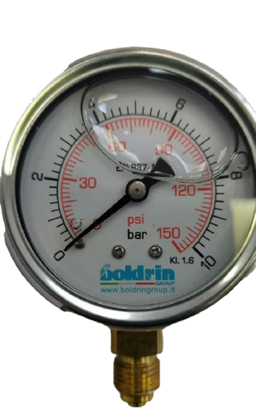 Pressure Gauge Plastic Ø80Mm 1/4"/A 0/10Bar Mk800/10H