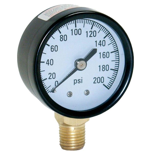Pressure Gauge Plastic Ø40Mm 1/8"/A -1/0Bar Mk40-1/0H