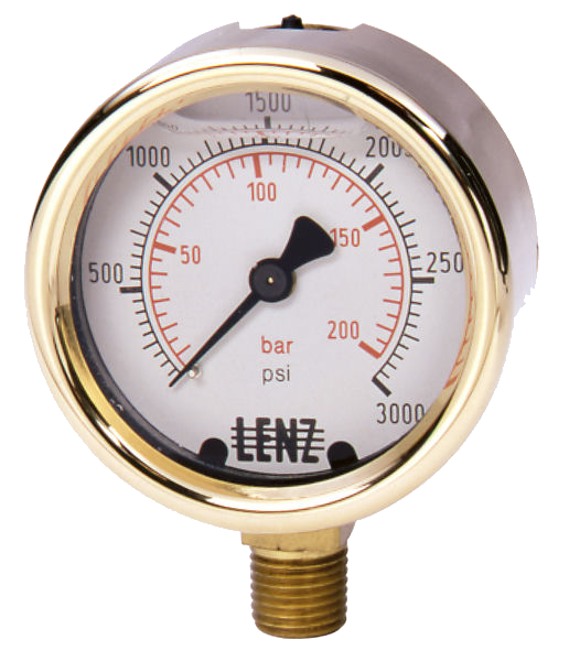 Pressure Gauge Va/Stainless Steel Ø100Mm 1/2"/R 0/160Bar Mei1000/160U