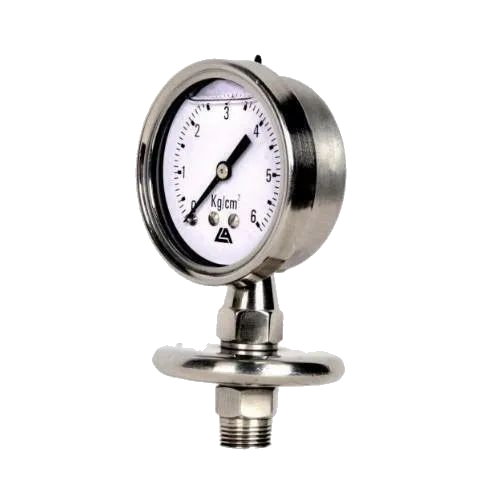 Compact Pressure Gauge Va/Stainless Steel Ø50Mm 1/4"/R -1/0Bar Mes50-1/0U14