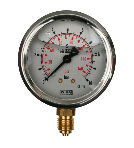 Contact Pressure Gauge Va/Stainless Steel Ø40Mm 1/4"/A 0/1 Bar Mes400/1H14