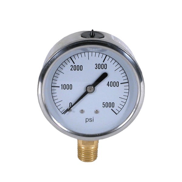 Glycerin Pressure Gauge Va Ø63Mm 1/4"/A 0/6Bar Fr Msef630/6H